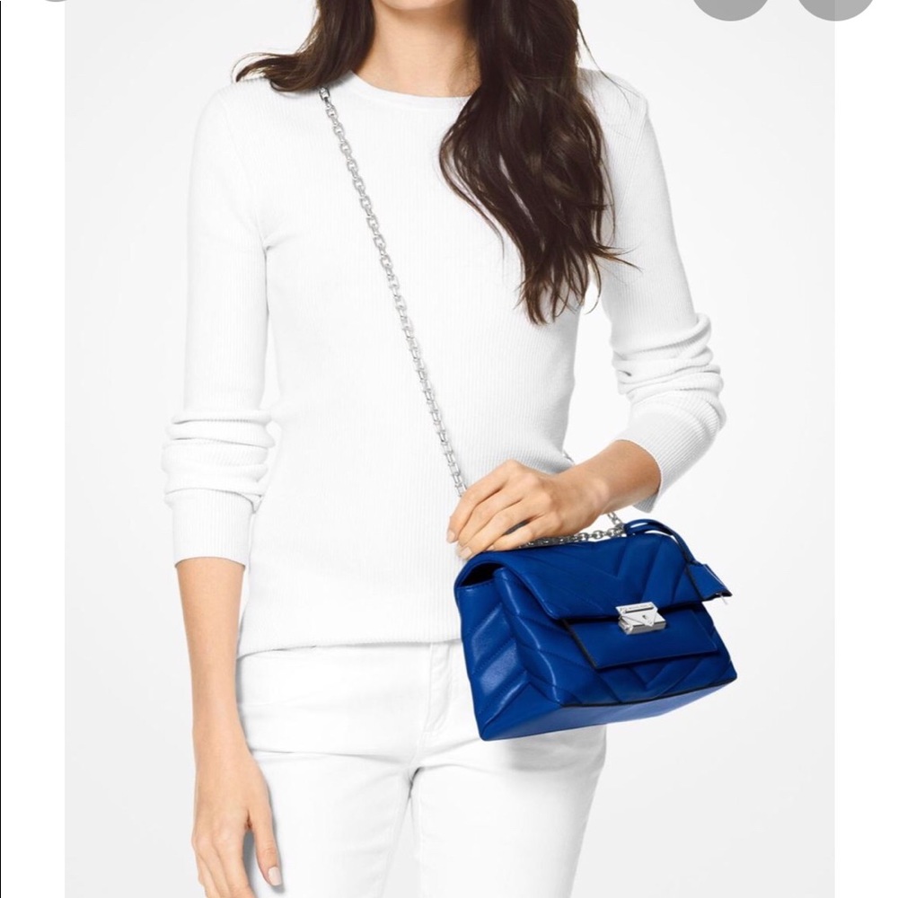 ⭐️⭐️⭐️⭐️4X HP⭐️⭐️⭐️⭐️ 💯 NWT Michael Kors Quilted Cece Shoulder - Picture 3 of 16